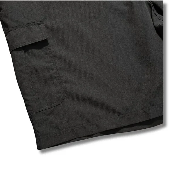 Men’s Big & Tall Size 58 Lee Performance Cargo Short Black - Picture 3 of 6